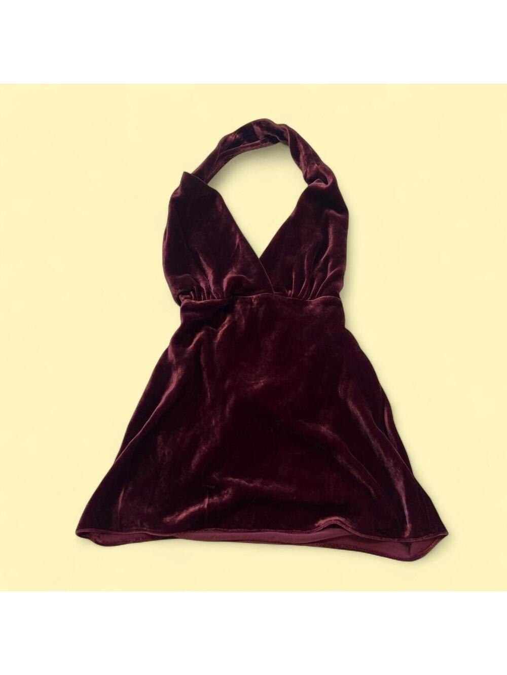 Express Women's Burgundy and Red Vests-tanks-cami